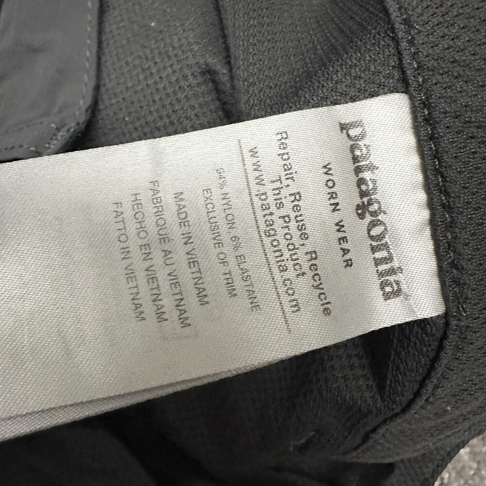 Patagonia Pants Womens 12 Gray Quandary Stretch Cargo Hiking Travel Quick Dry - Picture 10 of 15